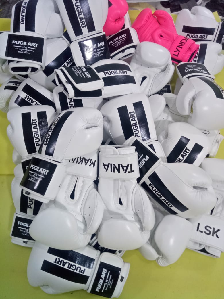 GANTS DE BOXE EN CUIR SYNTHÉTIQUE PUGILART